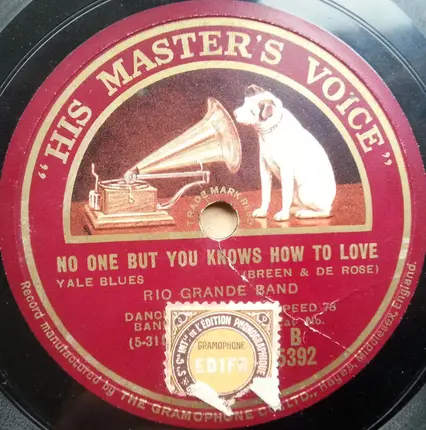 Rio Grande Tango Band - Baltimore / No One But You Knows How To Love