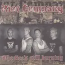 7inch Vinyl Single - Riot Company - The Fire's Still Burning - White Red Splatter Vinyl
