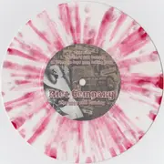 7inch Vinyl Single - Riot Company - The Fire's Still Burning - White Red Splatter Vinyl