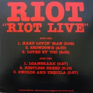 Riot - Riot Live