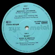 12inch Vinyl Single - Riot - Warrior (Live Version) / Born In America