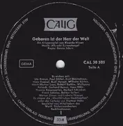 LP - Ricarda Nissen - Geboren Ist Der Herr Der Welt