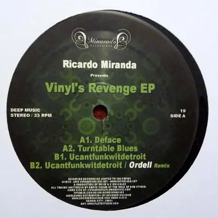 Ricardo Miranda - Vinyl's Revenge EP