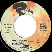 7inch Vinyl Single - Ricardo Canova - Si Belle Pour Moi - EP