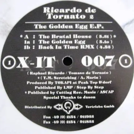 Ricardo De Tornato - The Golden Egg EP