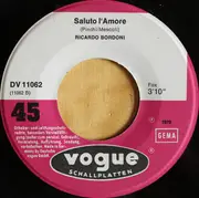 7inch Vinyl Single - Riccardo Bordoni - Per Non Sognar... Non Dormo Piu`