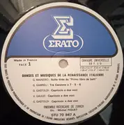 LP - Mainerio / Gabrieli / Gastoldi / Galilei a.o. - Danses Et Musiques De La Renaissance Italienne