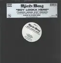 12inch Vinyl Single - Rich Boy - Boy Looka Here / Throw Some D's (Remix) - promo / still sealed