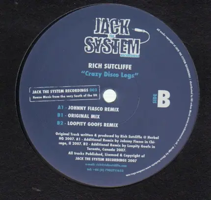 Rich Sutcliffe - Crazy Disco Legs