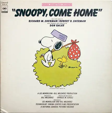 Richard M. Sherman / Robert B. Sherman And Don Ralke - Snoopy, Come Home