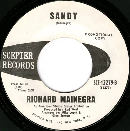 Richard Mainegra - Stick Around (And Have My Love Child)