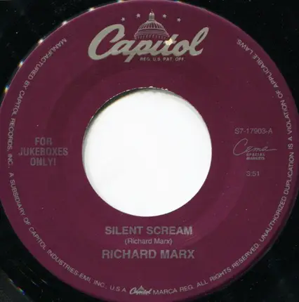Richard Marx - Silent Scream