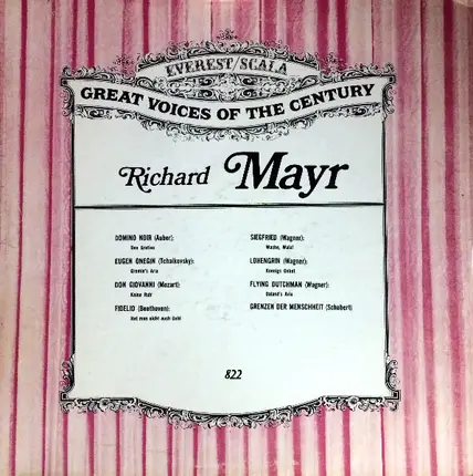 Richard Mayr / Victor Maurel - Richard Mayr - Victor Maurel