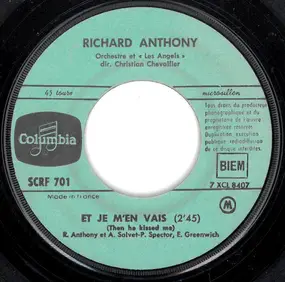 Richard Anthony - Et Je M'En Vais