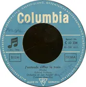 7inch Vinyl Single - Richard Anthony - J'Entends Siffler Le Train / J'Irai Twister Le Blues (Twistin' To The Blues)