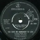 7inch Vinyl Single - Richard Anthony - You Gave Me Somebody To Love