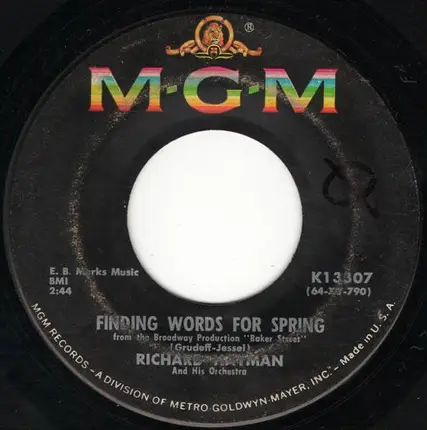 Richard Burton - Married Man / Finding Words For Spring