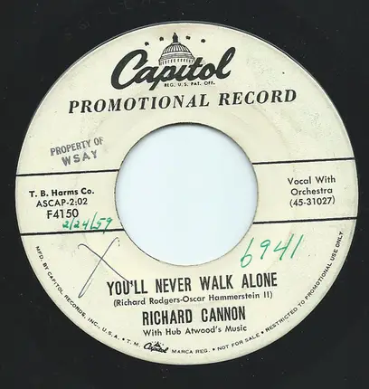 Richard Cannon - You'll Never Walk Alone