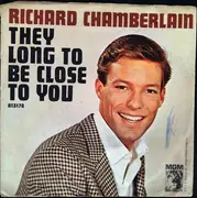 7inch Vinyl Single - Richard Chamberlain - Blue Guitar / They Long To Be Close To You