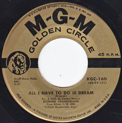 Richard Chamberlain - I Will Love You / All I Have To Do Is Dream