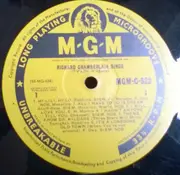 LP - Richard Chamberlain - Sings (TV's Dr. Kildare)