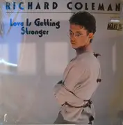 12inch Vinyl Single - Richard Coleman - Love Is Getting Stronger - Green transparent Vinyl