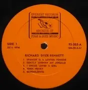 LP - Richard Dyer-Bennet - Richard Dyer-Bennett - orange labels