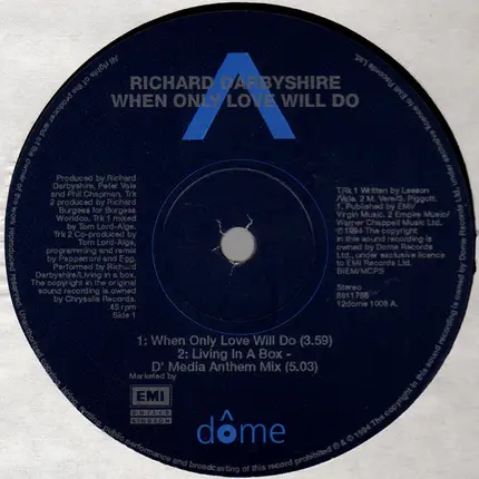 Richard Darbyshire - When Only Love Will Do
