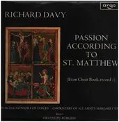 The Purcell Consort of Voices - Passion According To St. Matthew (Eton Choir Book, Record I)