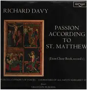 Richard Davy - Passion According To St. Matthew (Eton Choir Book, Record I)