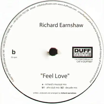 Richard Earnshaw - Feel Love
