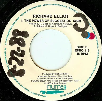 Richard Elliot - The Power Of Suggestion