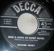 Richard Geary - Sing A Song Of Sweet Notes