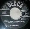 7inch Vinyl Single - Richard Geary - Sing A Song Of Sweet Notes - Promo