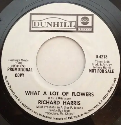 Richard Harris - Fill The World With Love