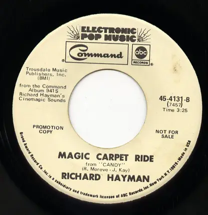 Richard Hayman - Hare Krishna / Magic Carpet Ride