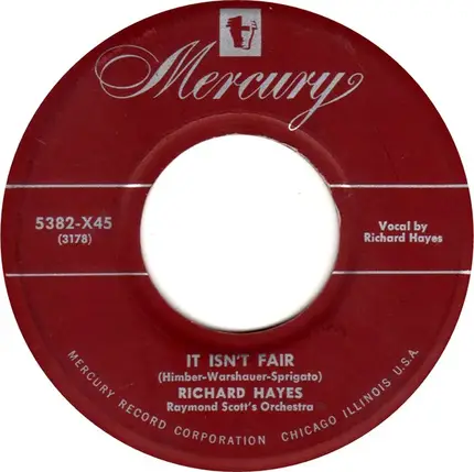 Richard Hayes - It Isn't Fair