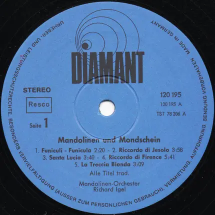 Richard Igel - Mandolinen & Mondschein