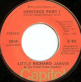 Richard Jarvis & The Good Home Cookin' - Heritage Part I