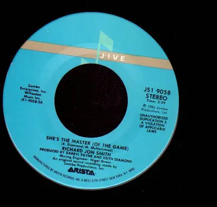 Richard Jon Smith - She's The Master (Of The Game)