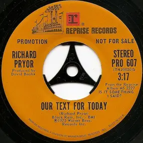 Richard Pryor - Our Text For Today