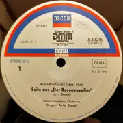 LP - Richard Strauss - Der Rosenkavalier / Die Frau Ohne Schatten - DMM