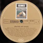 LP - Richard Strauss - Gundula Janowitz , James King , Teresa Żylis-Gara , Sylvia Geszty , Theo Adam , P - Ariadne Auf Naxos (Grosser Querschnitt)