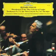 LP - Richard Strauss / Karajan, Berliner Philh. - Oboenkonzert D-Dur / Hornkonzert Nr. 2 Es-Dur