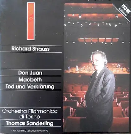 Richard Strauss , Thomas Sanderling , Orchestra Filarmonica Di Torino - Don Juan - Machbeth - Tod Und Verklarung