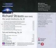CD - Richard Strauss , BBC National Orchestra Of Wales , Jac Van Steen , Kazushi Ono - Also Sprach Zarathustra / Tod Und Verklärung