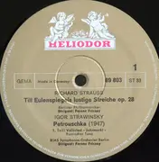 LP - R. STrauss / Stravinsky - Till Eulenspiegels Lustige Streiche / Petrouschka (Fassung 1947)
