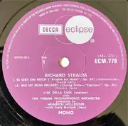 LP - Strauss - Four Last Songs / Capriccio - Closing Scene / Ariadne Auf Naxos - Ariadne's Aria - Mono