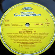 LP - Richard Strauss , Pierre Fournier , Giusto Cappone , Berliner Philharmoniker , Herbert von Karajan - Don Quixote