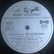 LP - Richard Strauss , Russian State Symphony Orchestra , Gennadi Rozhdestvensky , Mikhail Chernyakhovsky - Ein Heldenleben - Tondichtung Für Grosses Orchester Op. 40